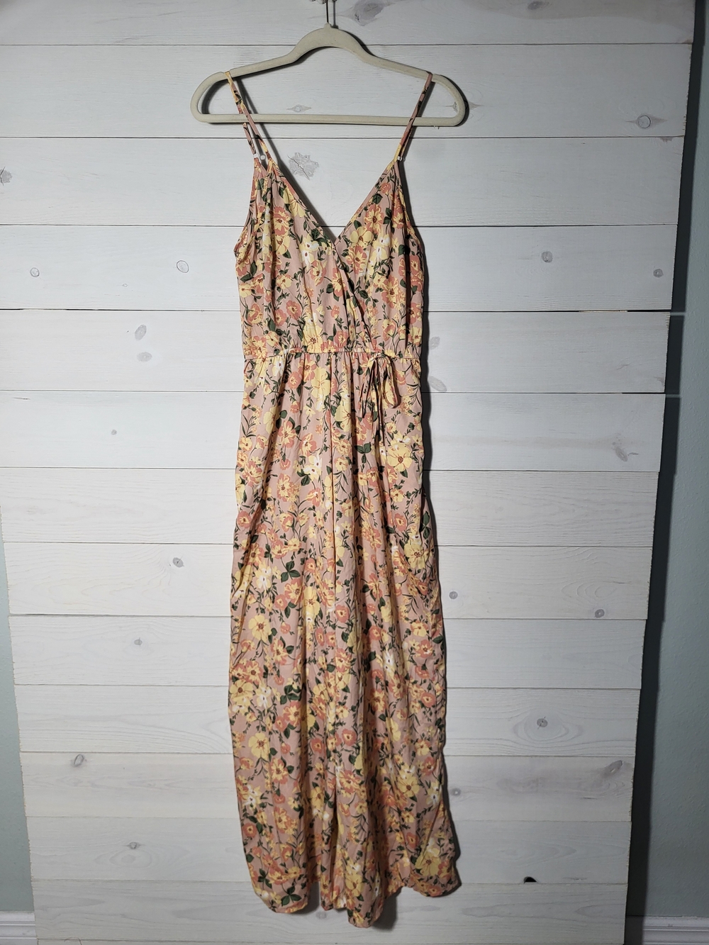 Women's Jumpsuit Floral Wide Leg Flowy Lightweight Cottagecore.